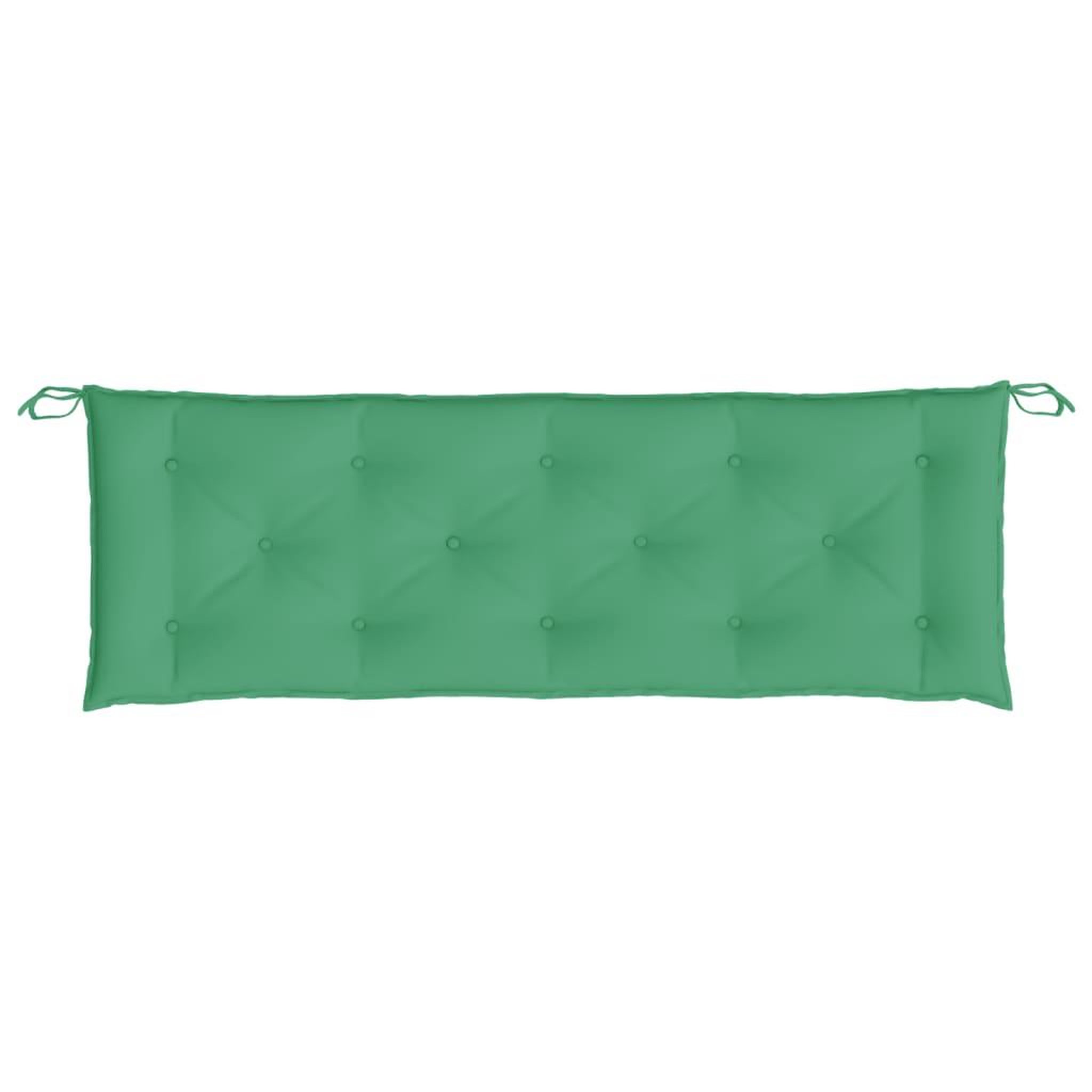 Voir la diapositive 4 : VIDAXL Coussin de banc de jardin vert 150x50x7 cm tissu oxford