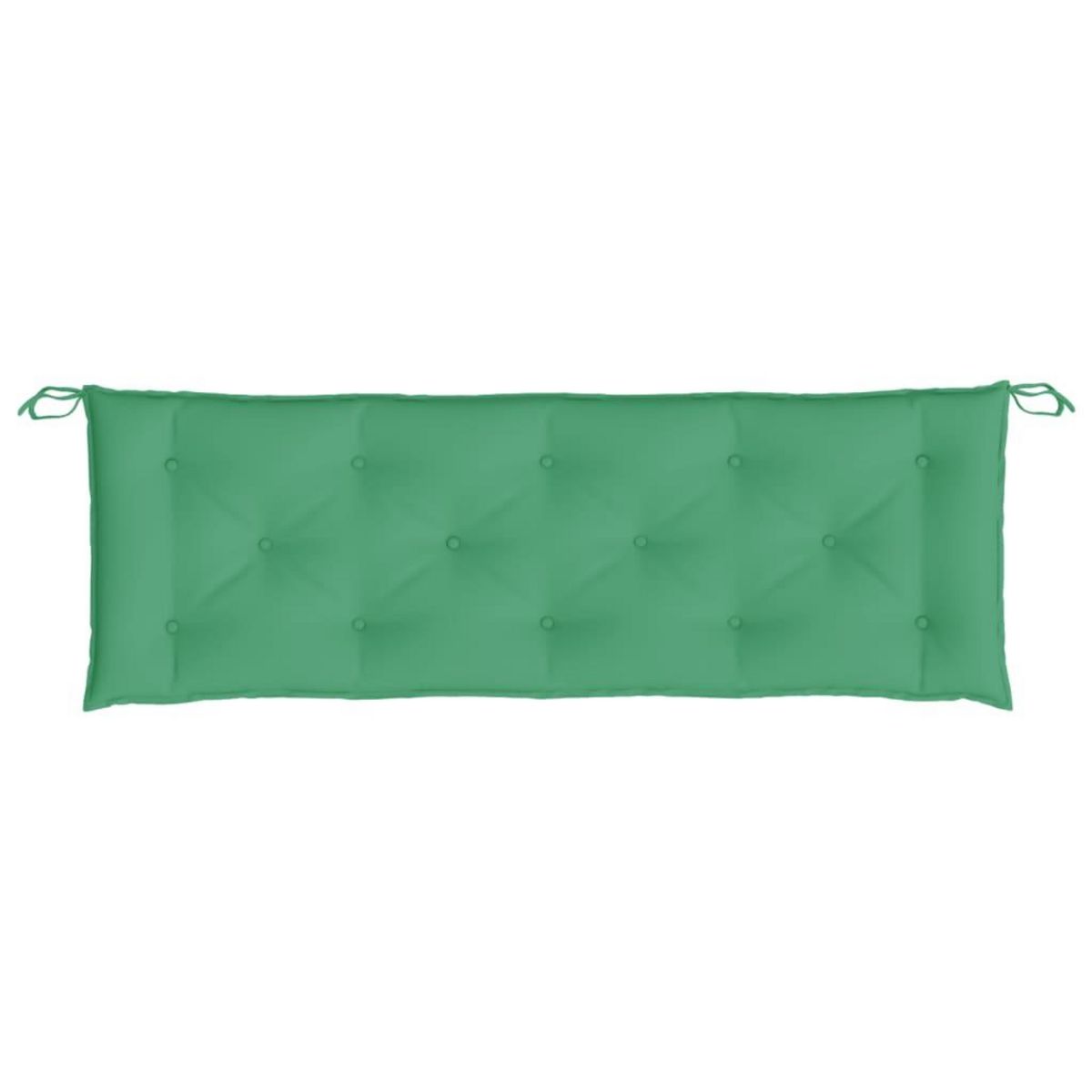 VIDAXL Coussin de banc de jardin vert 150x50x7 cm tissu oxford