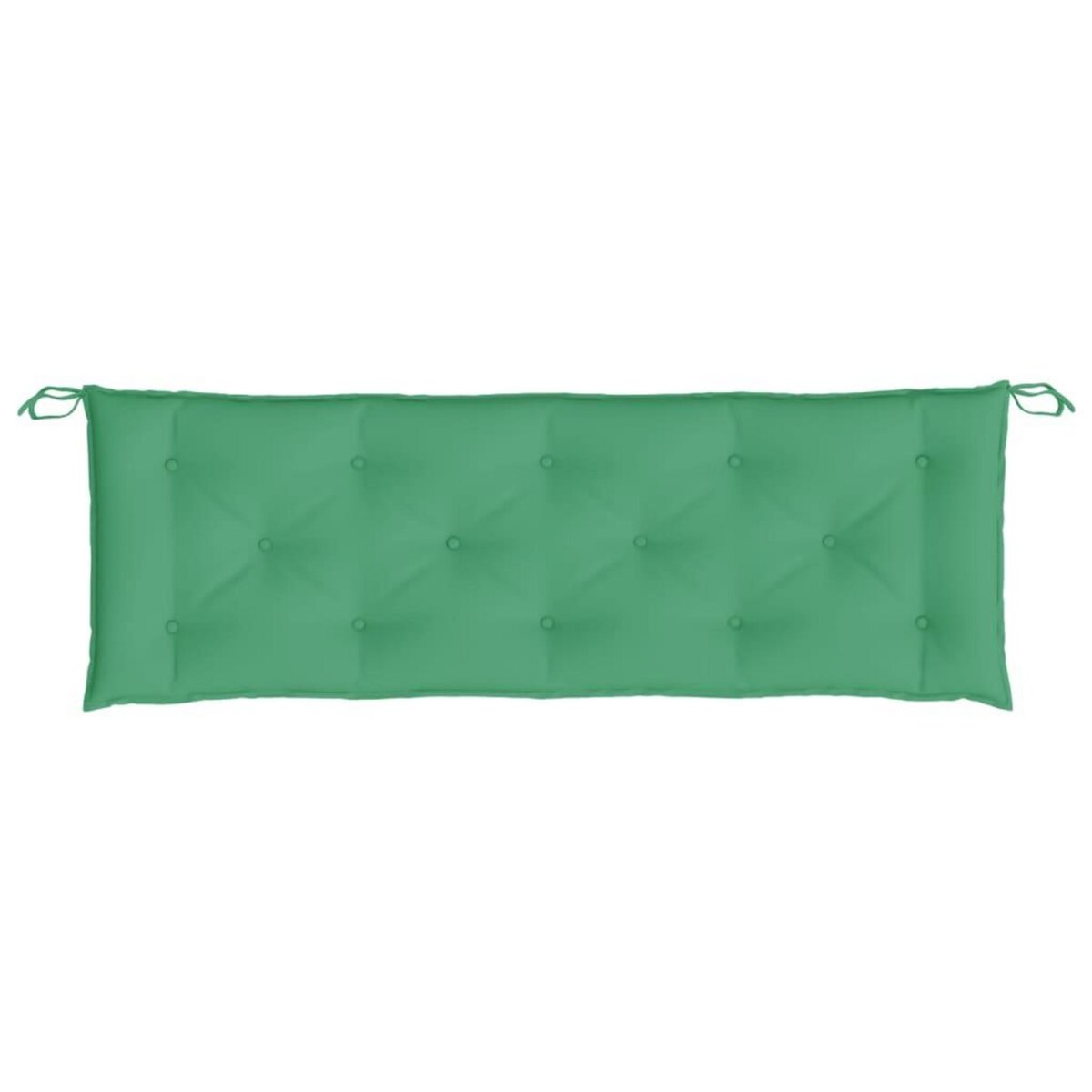 VIDAXL Coussin de banc de jardin vert 150x50x7 cm tissu oxford