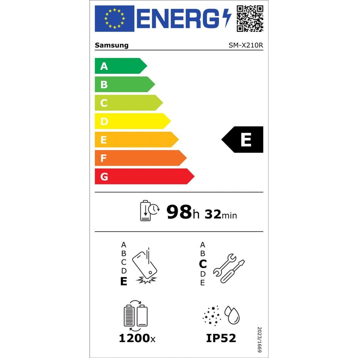Samsung Tablette Android Galaxy Tab A9+ 256Go Gris