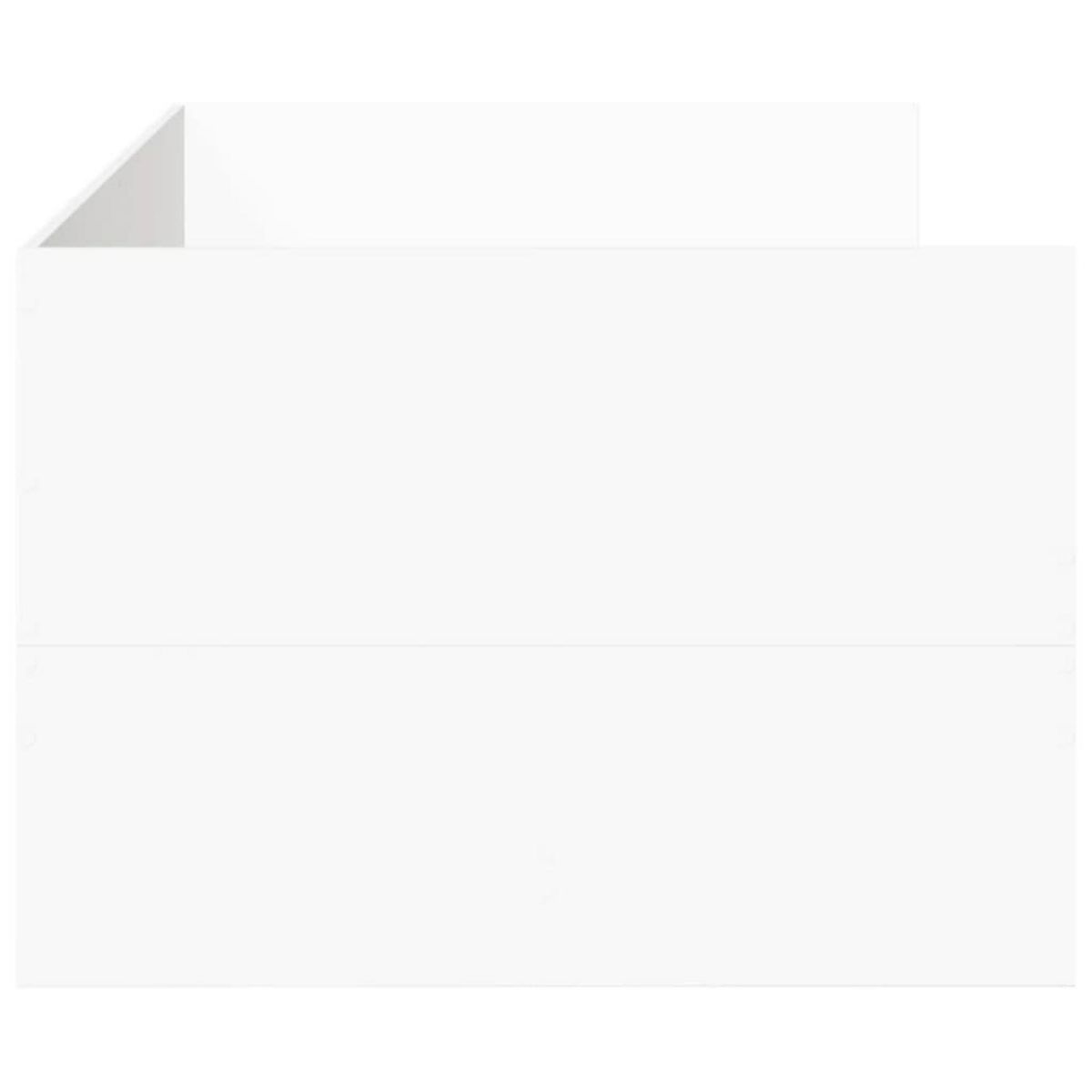 VIDAXL Lit de jour avec tiroirs sans matelas blanc 90x200 cm