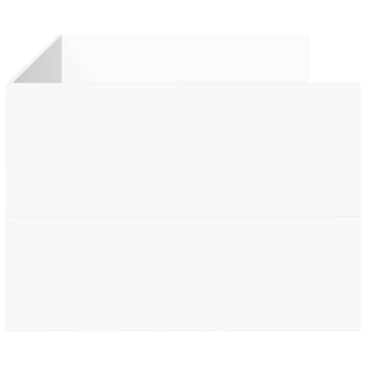 VIDAXL Lit de jour avec tiroirs sans matelas blanc 90x200 cm