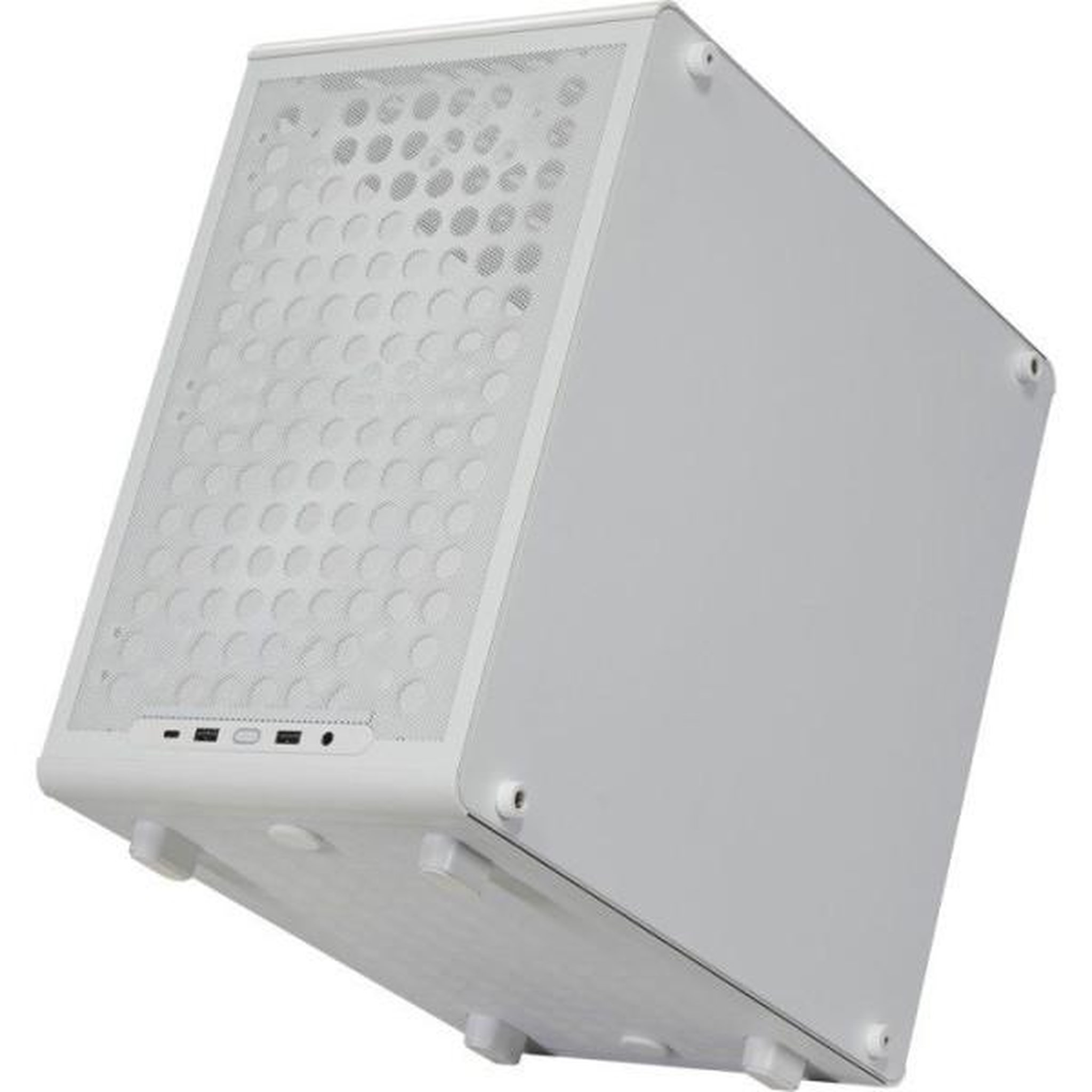 Voir la diapositive 3 : Cooler Master Boîtier PC Mini Tour - COOLER MASTER - Q300L V3 White - Micro-ATX/Mini-ITX - Verre trempé - USB-C