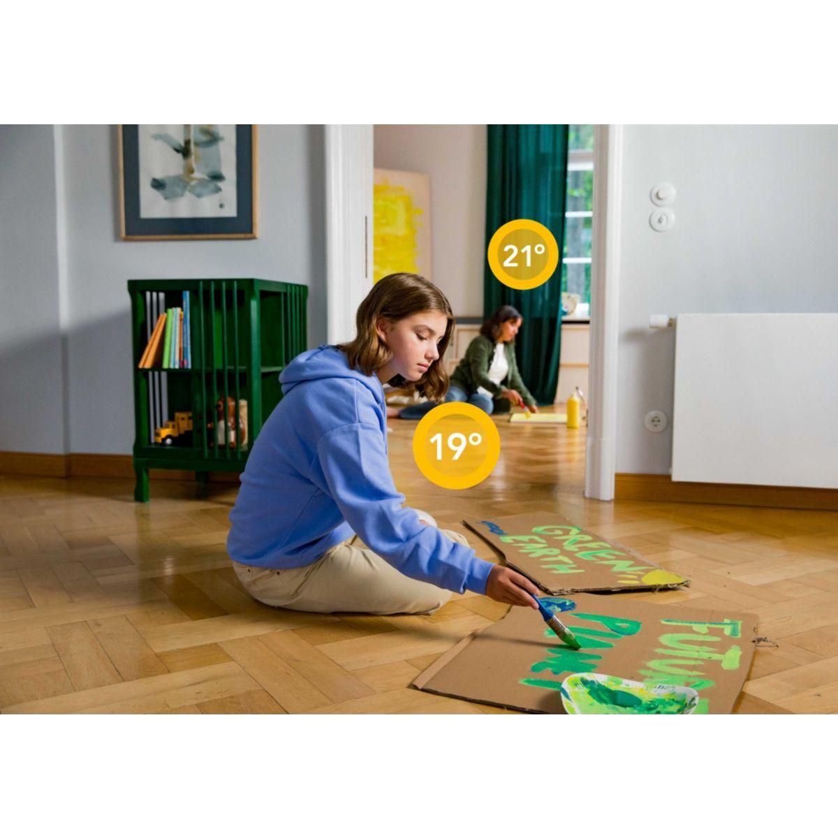 Tado PACK Thermostat V3+ Filaire et 2 Tetes termos