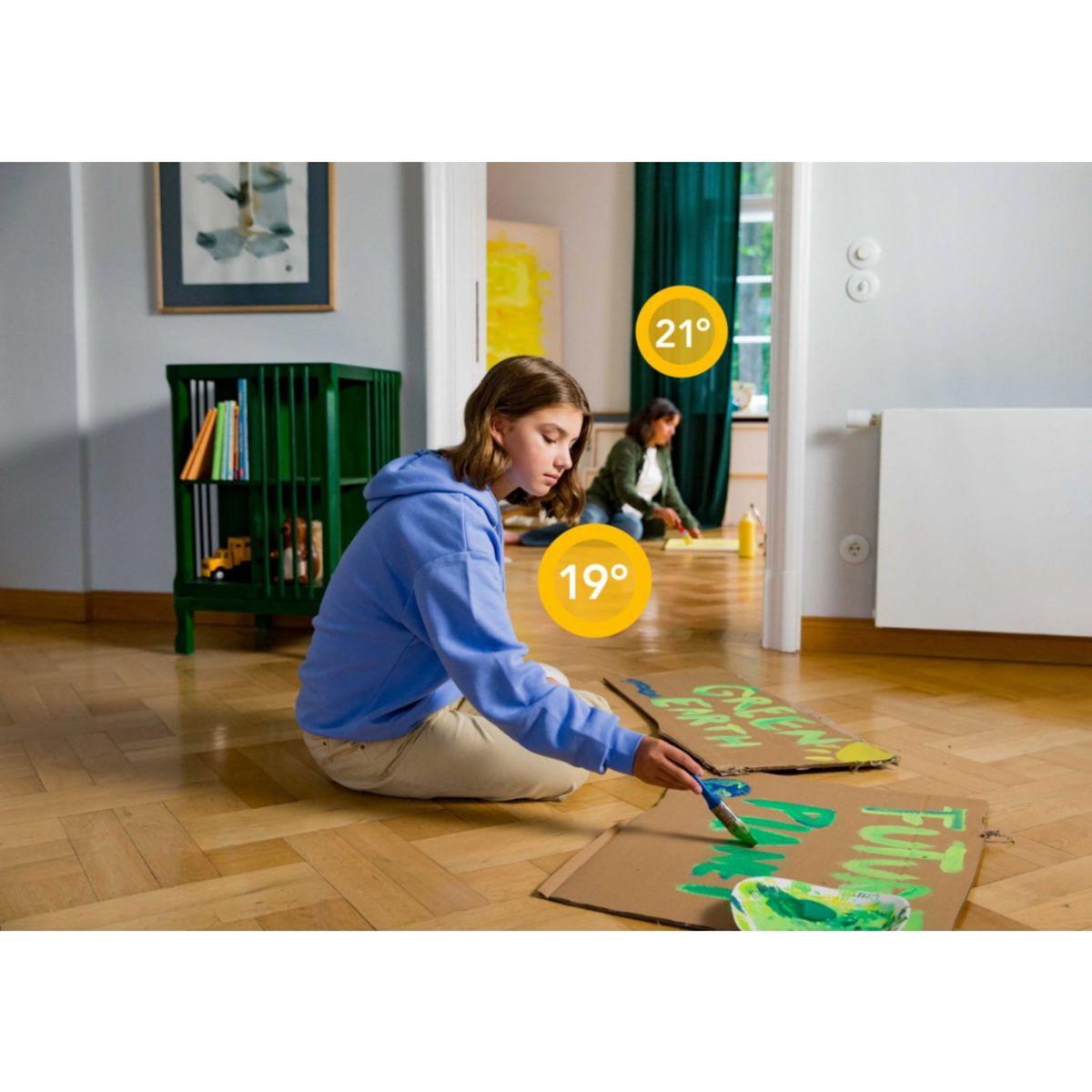 Tado PACK Thermostat V3+ Filaire et 2 Tetes termos