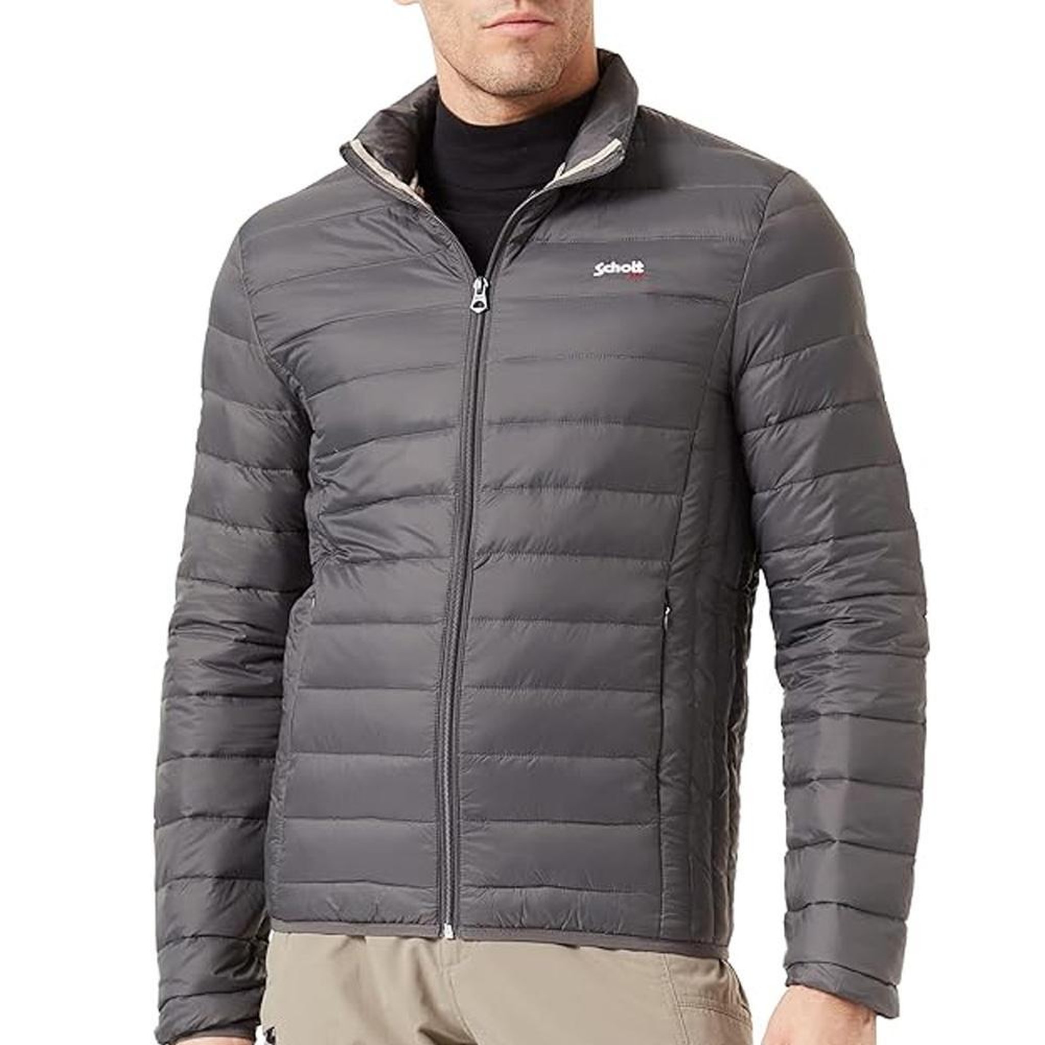 Schott Doudoune e Homme Schott Doudoune OAKLANDRS. Coloris disponibles : Gris