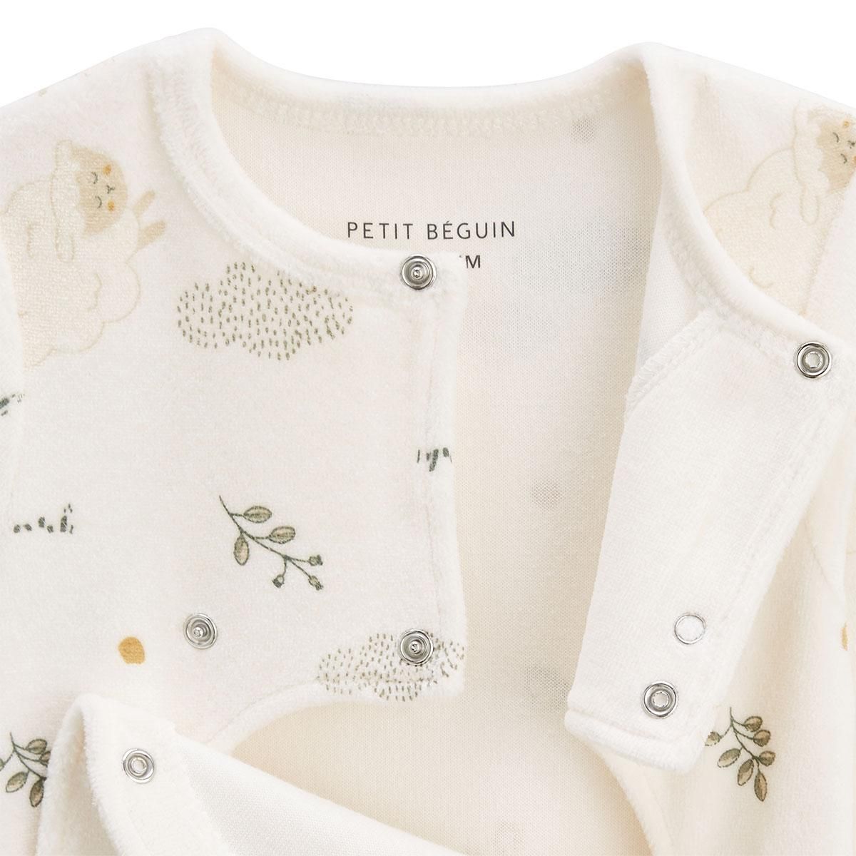 Petit Béguin Kit naissance 3 pièces pyjama, body et doudou bébé Câlins