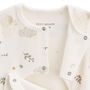 Voir la diapositive 2 : Petit Béguin Kit naissance 3 pièces pyjama, body et doudou bébé Câlins