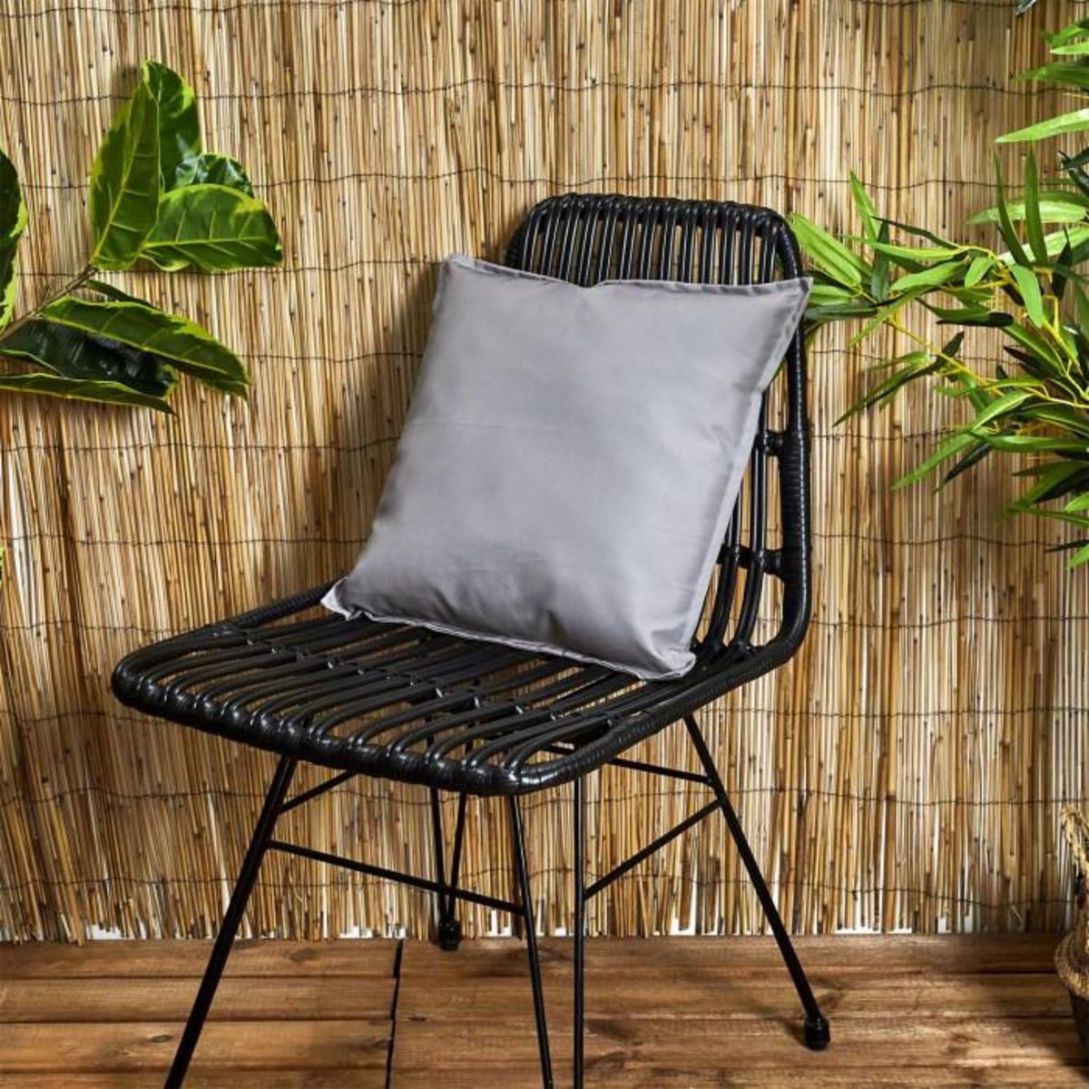 Paris Prix Coussin Déco  Jardina  40x40cm Taupe