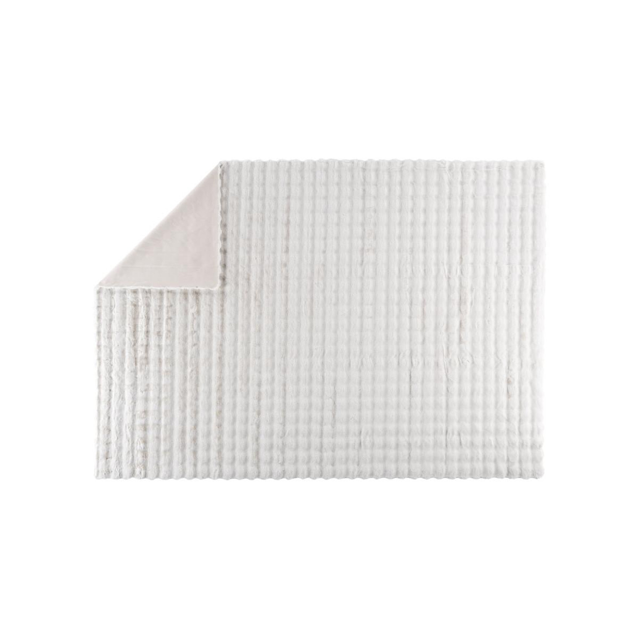 Voir la diapositive 2 : Paris Prix Tapis imitation fourrure  novis  200x290cm blanc
