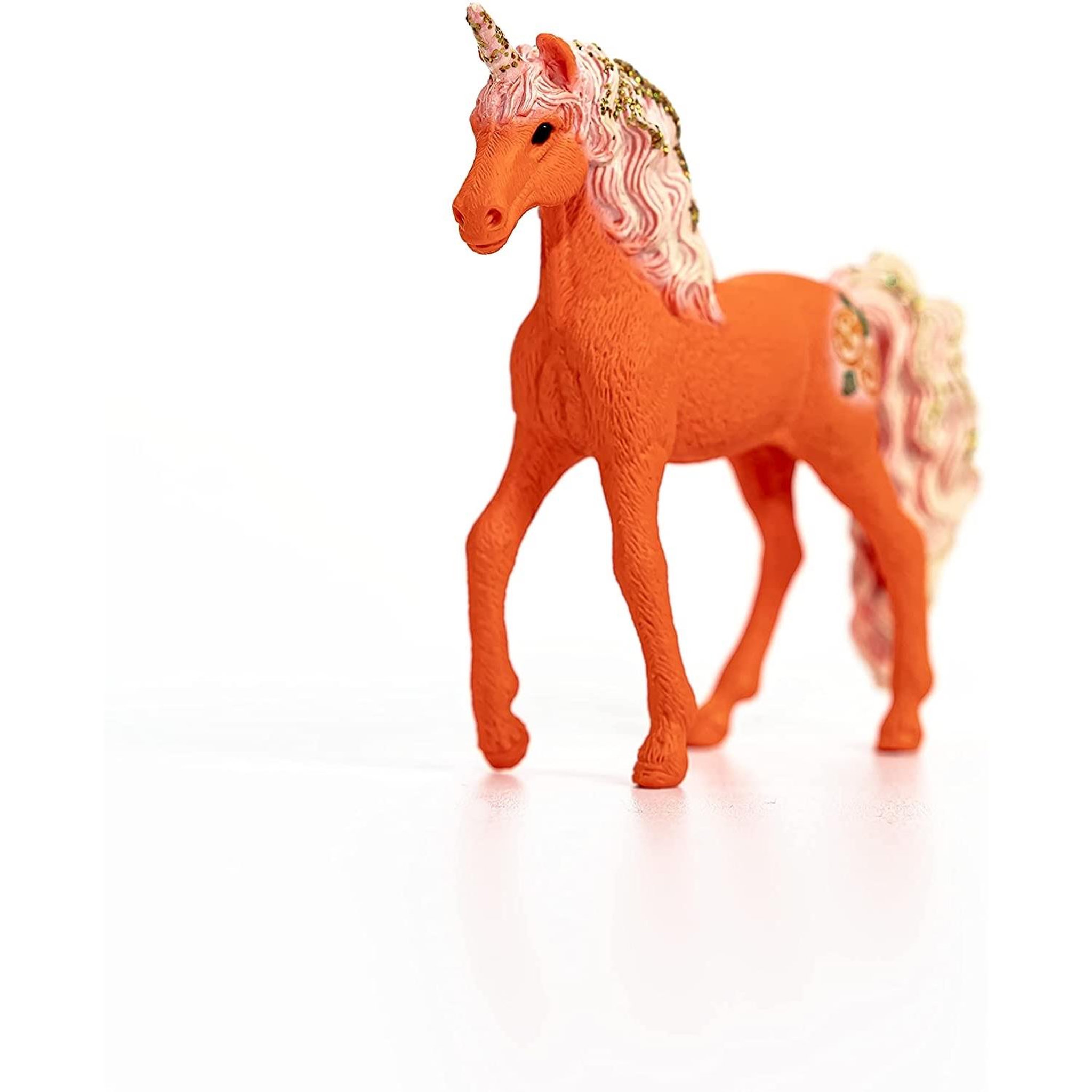 Voir la diapositive 2 : Schleich Bayala Poulain Licorne Orange