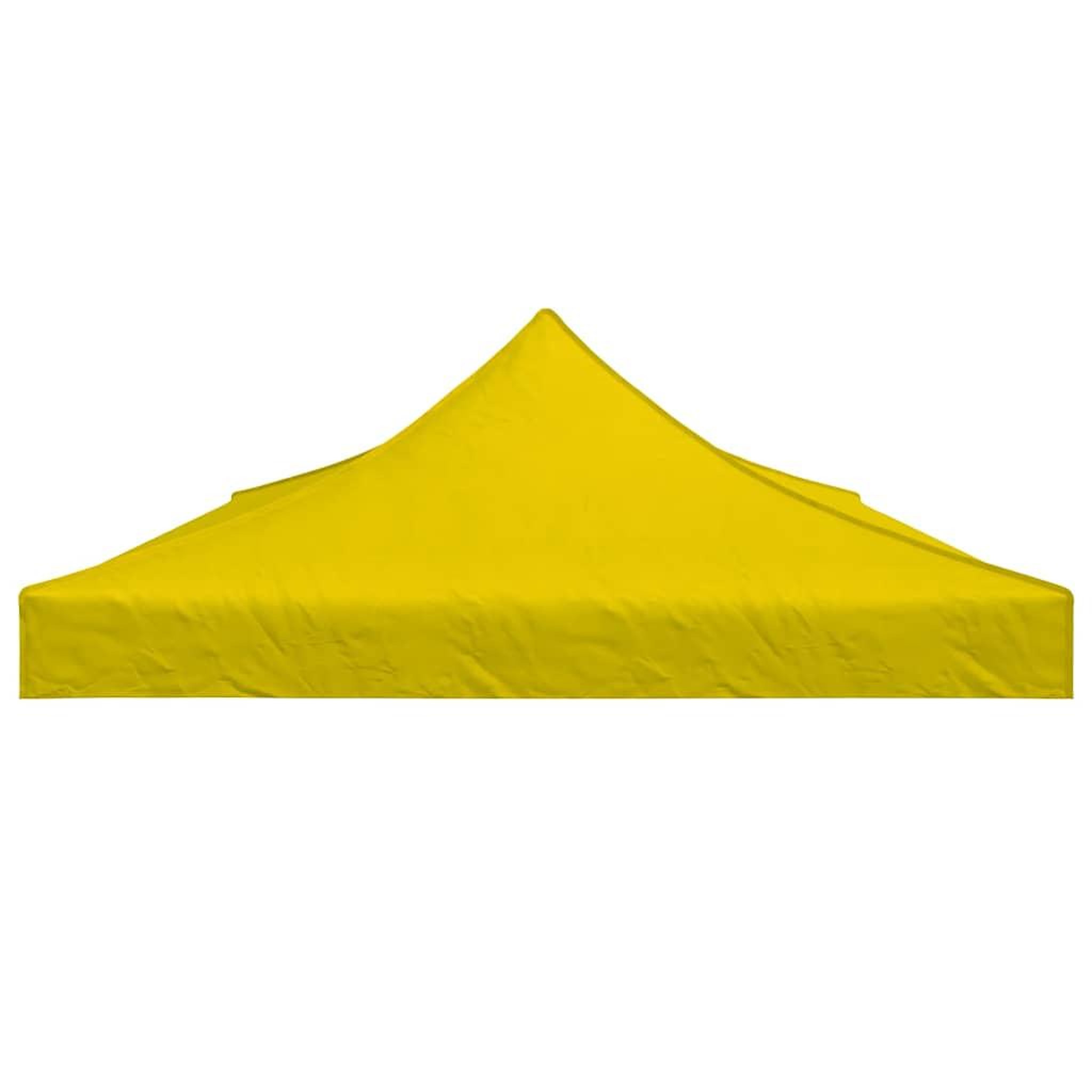 Voir la diapositive 4 : VIDAXL Toit de tente de reception 6x3 m Jaune 270 g/m^2
