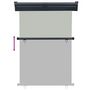 Voir la diapositive 5 : VIDAXL Auvent lateral de balcon 125x250 cm Gris