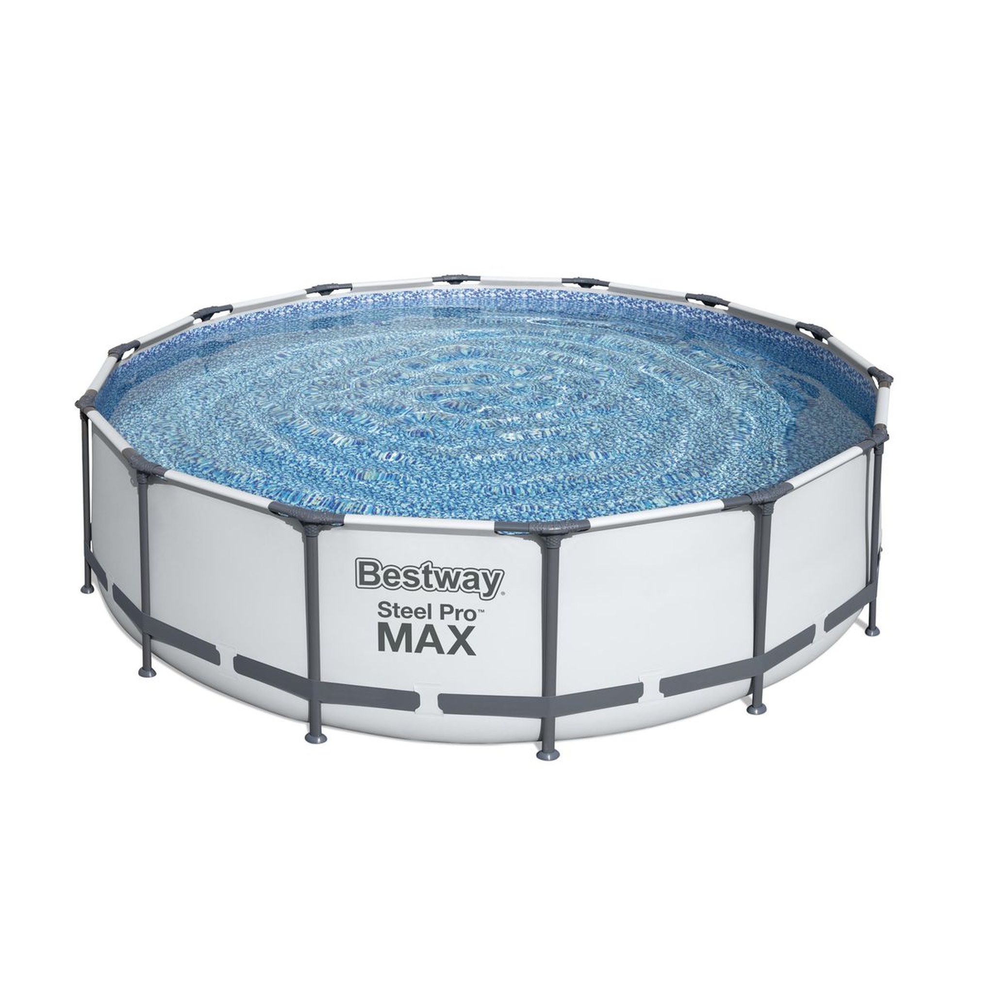 Voir la diapositive 3 : BESTWAY Piscine tubulaire ronde - 427x107cm - STEEL PRO MAX™