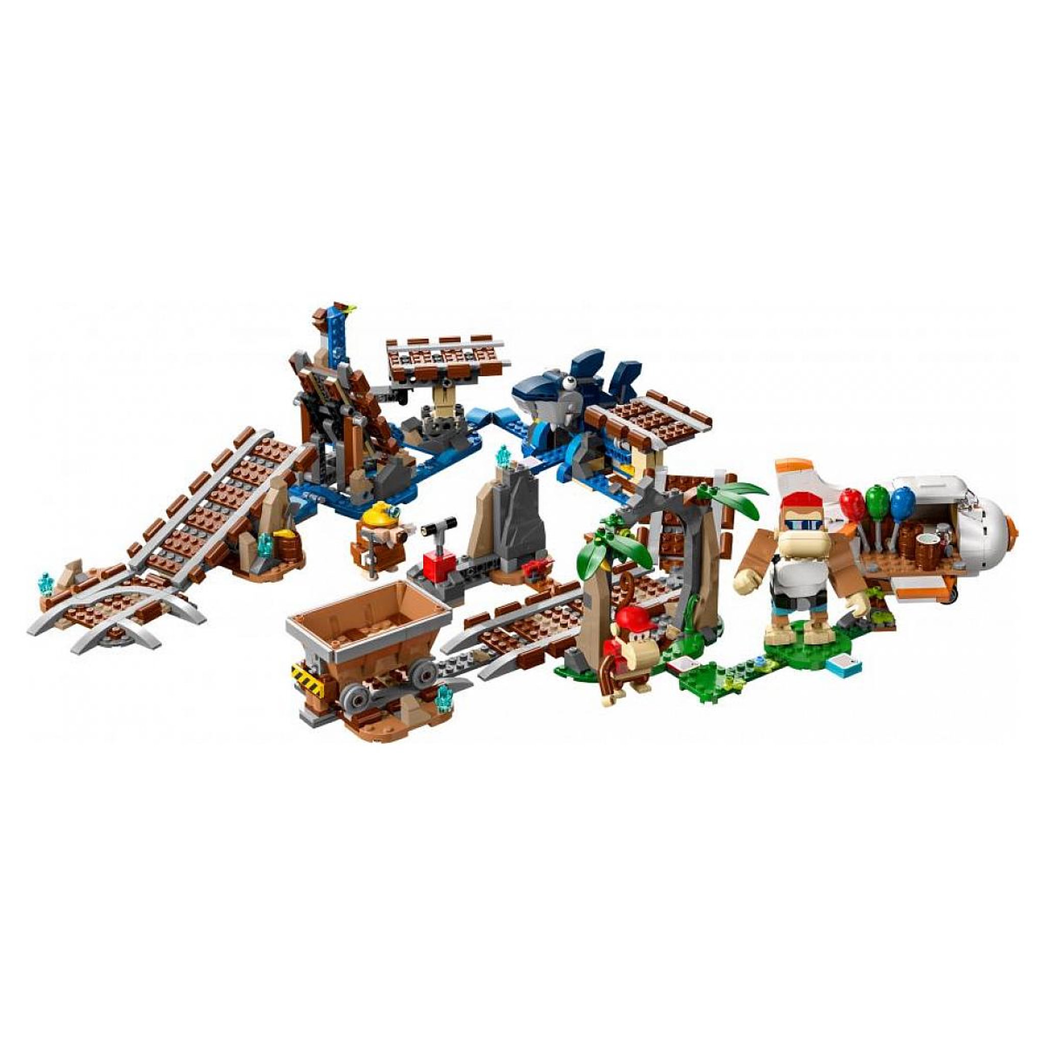 Voir la diapositive 5 : LEGO 71425 Ensemble d extension course de chariot de mine de diddy kong Super Mario™