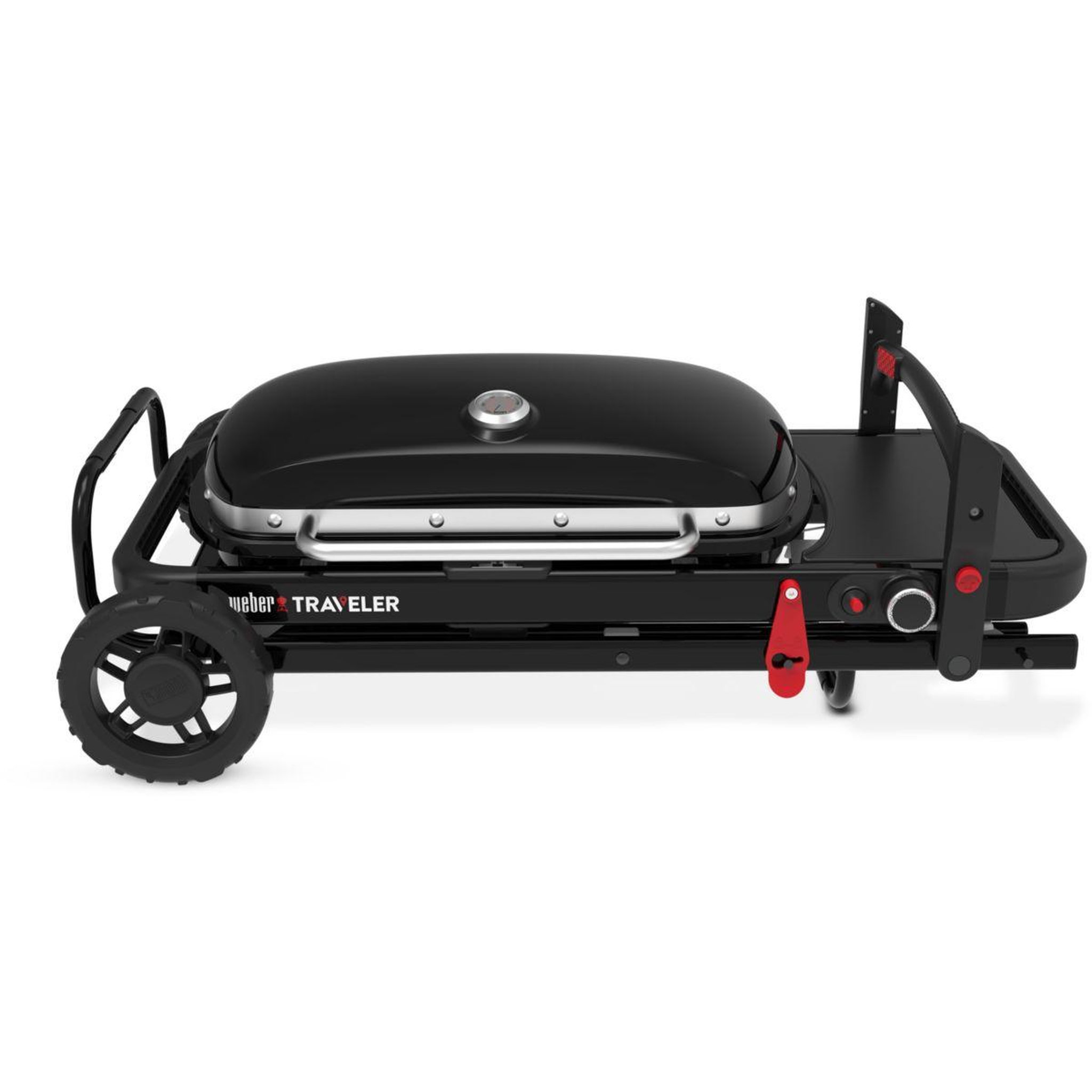 Voir la diapositive 4 : Weber Barbecue gaz gaz traveler, sur chariot, 1 brûleur, surface de cuisson 63.5 x 34.3 cm