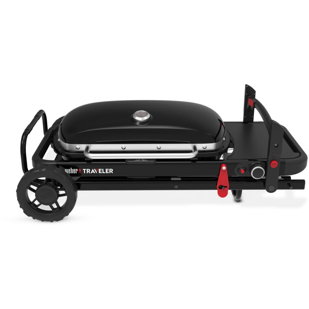 Weber Barbecue gaz Gaz Traveler, sur chariot, 1 brûleur, surface de cuisson 63.5 x 34.3 cm
