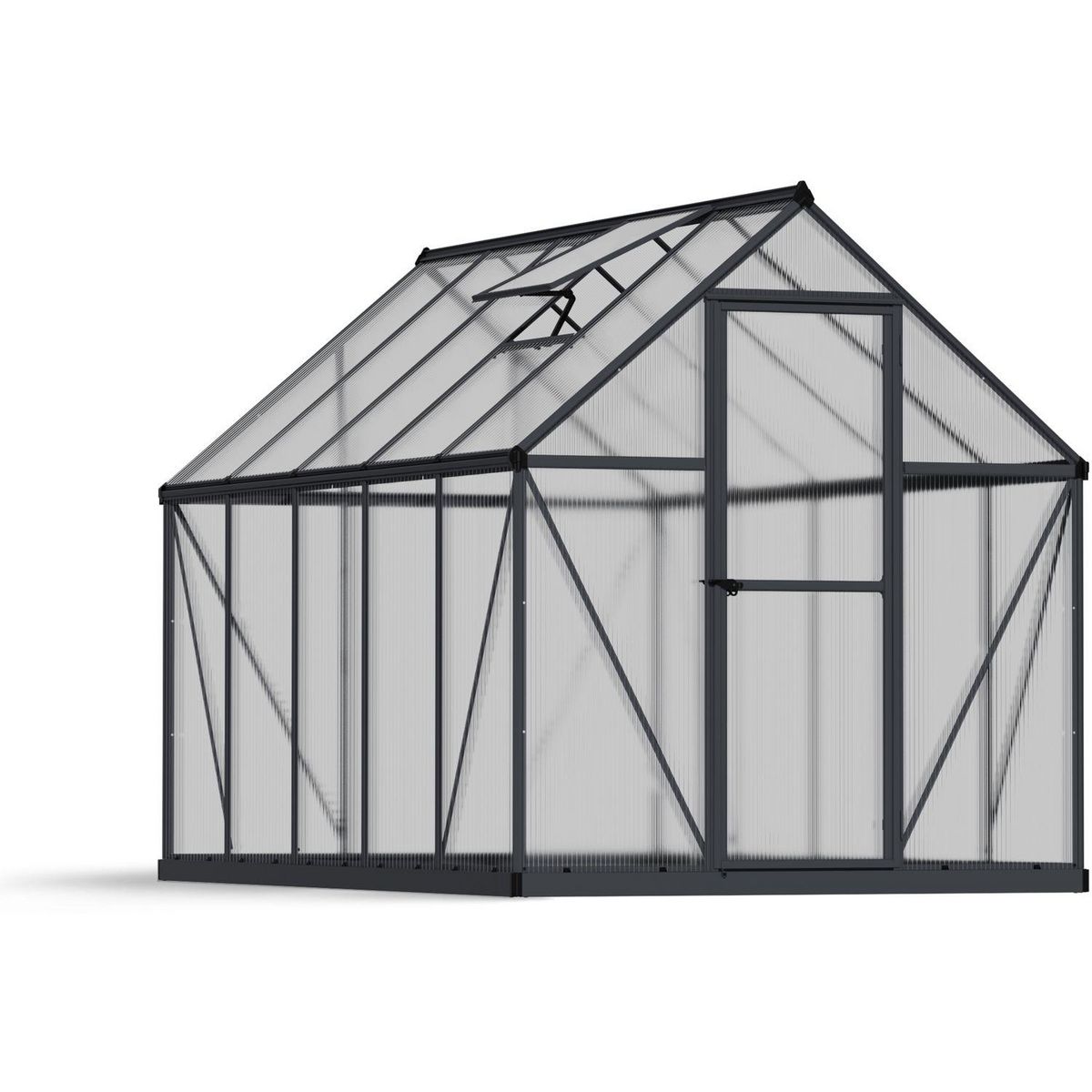 Canopia by PALRAM Serre de jardin polycarbonate Mythos 6x10 m Grey