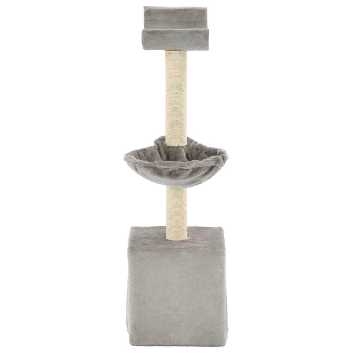 VIDAXL Arbre a chat avec griffoirs en sisal 105 cm Gris