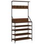 Voir la diapositive 2 : VIDAXL Porte vêtements et rangement des chaussures chêne marron
