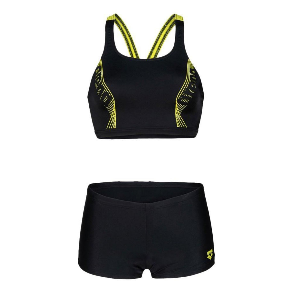 ARENA Maillot de bain 2 pièces Noir Femme Arena Energy Graphic - 40