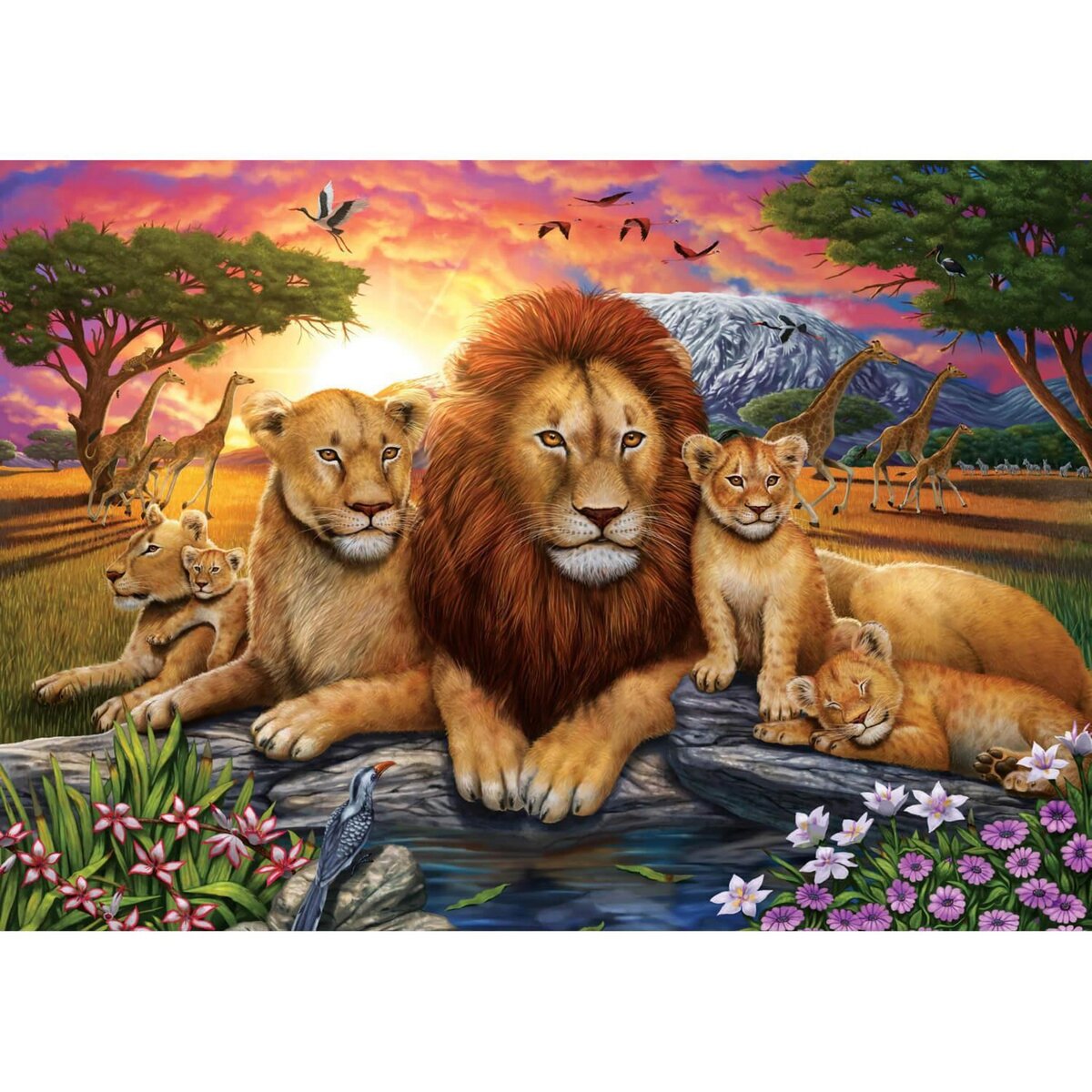 King Puzzles Puzzle 1000 pièces : Disney : Le Roi Lion pas cher