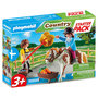 Voir la diapositive 1 : PLAYMOBIL 70505 - Country - Starter Pack Cavalière et palefrenier