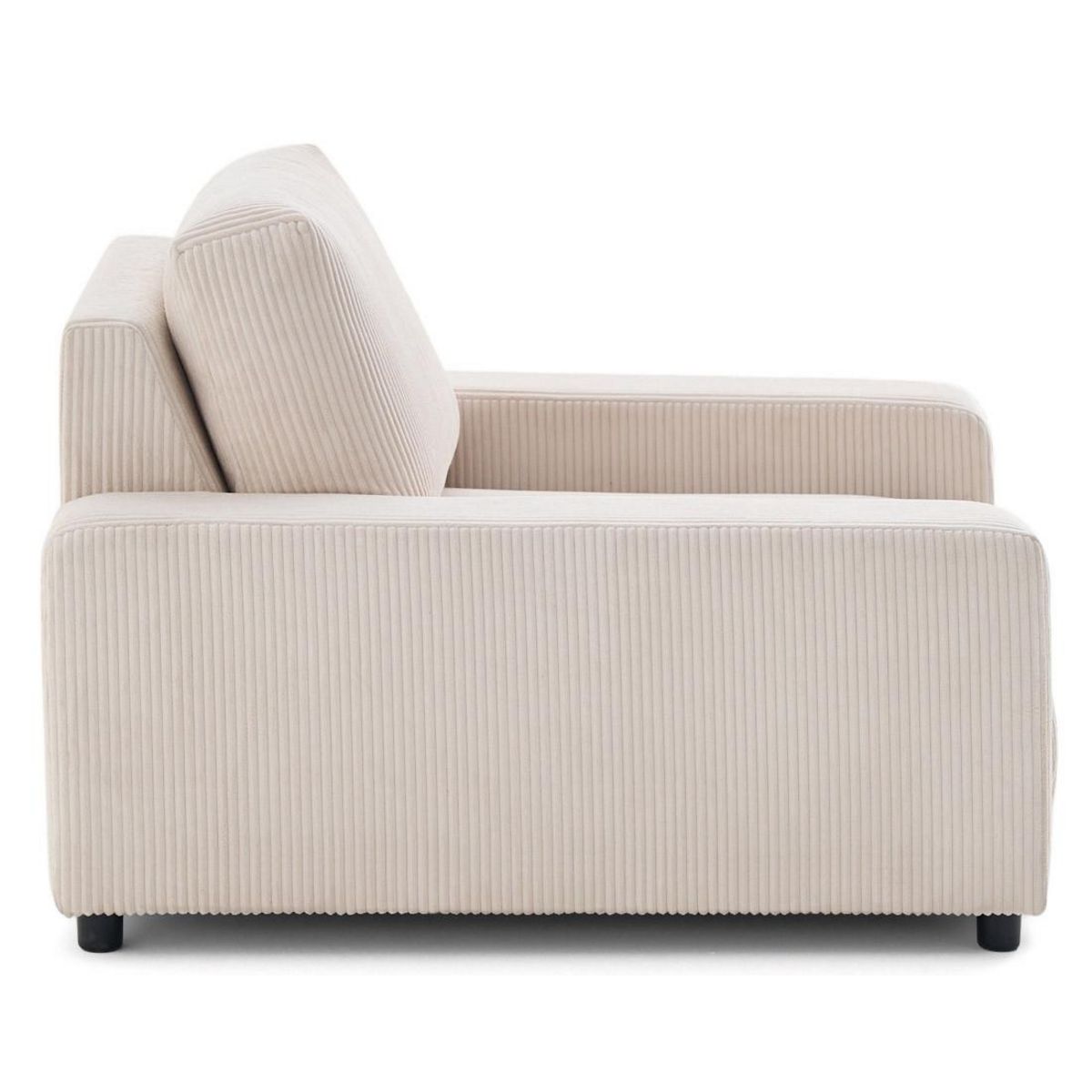 LISA DESIGN Pivoine - fauteuil en velours côtelé