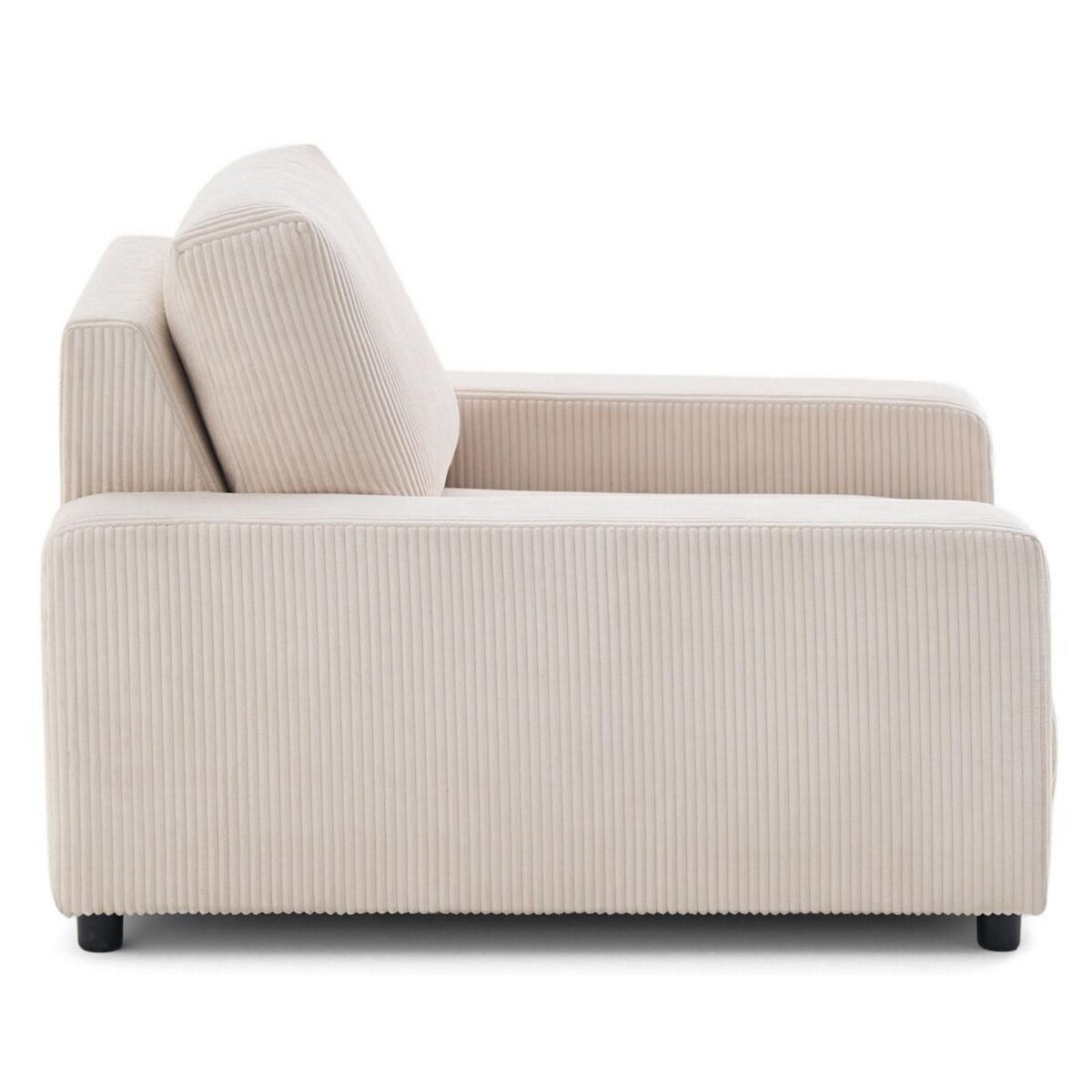 LISA DESIGN Pivoine - fauteuil en velours côtelé