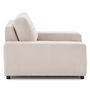 Voir la diapositive 2 : LISA DESIGN Pivoine - fauteuil en velours côtelé