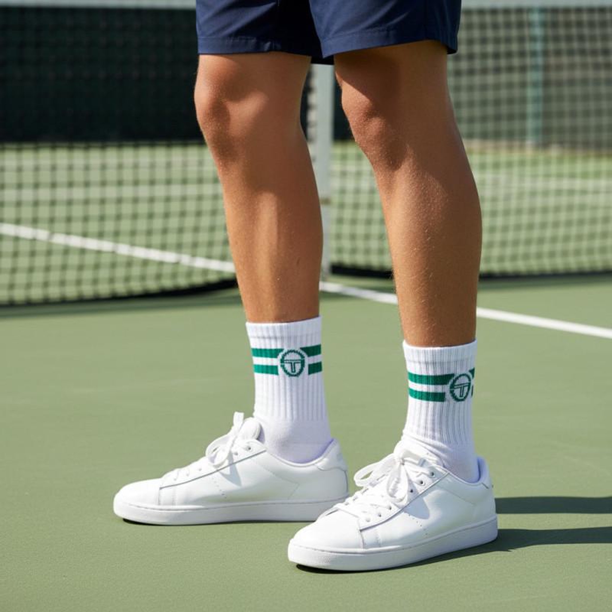 Voir la diapositive 2 : SERGIO TACCHINI Sergio Tacchini Pack de Chaussettes enfant Tennis Crew Lot de 9 Paires