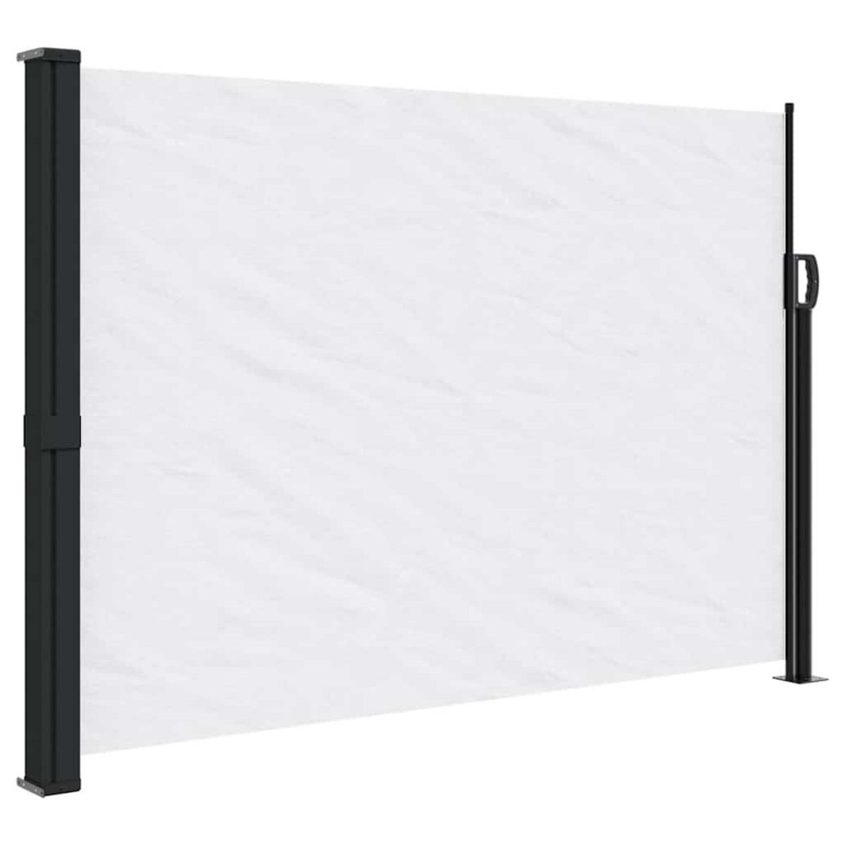 VIDAXL Auvent lateral retractable blanc 140x600 cm