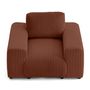 Voir la diapositive 5 : LISA DESIGN Garance - fauteuil en velours côtelé grosses côtes