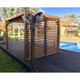 Voir la diapositive 2 : Hisense Pergola 7.32m² bois traité - tho2331vt
