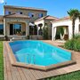 Voir la diapositive 1 : Habitat et Jardin Piscine bois   Palma 130   - 7.57 x 4.07 x 1.31 m