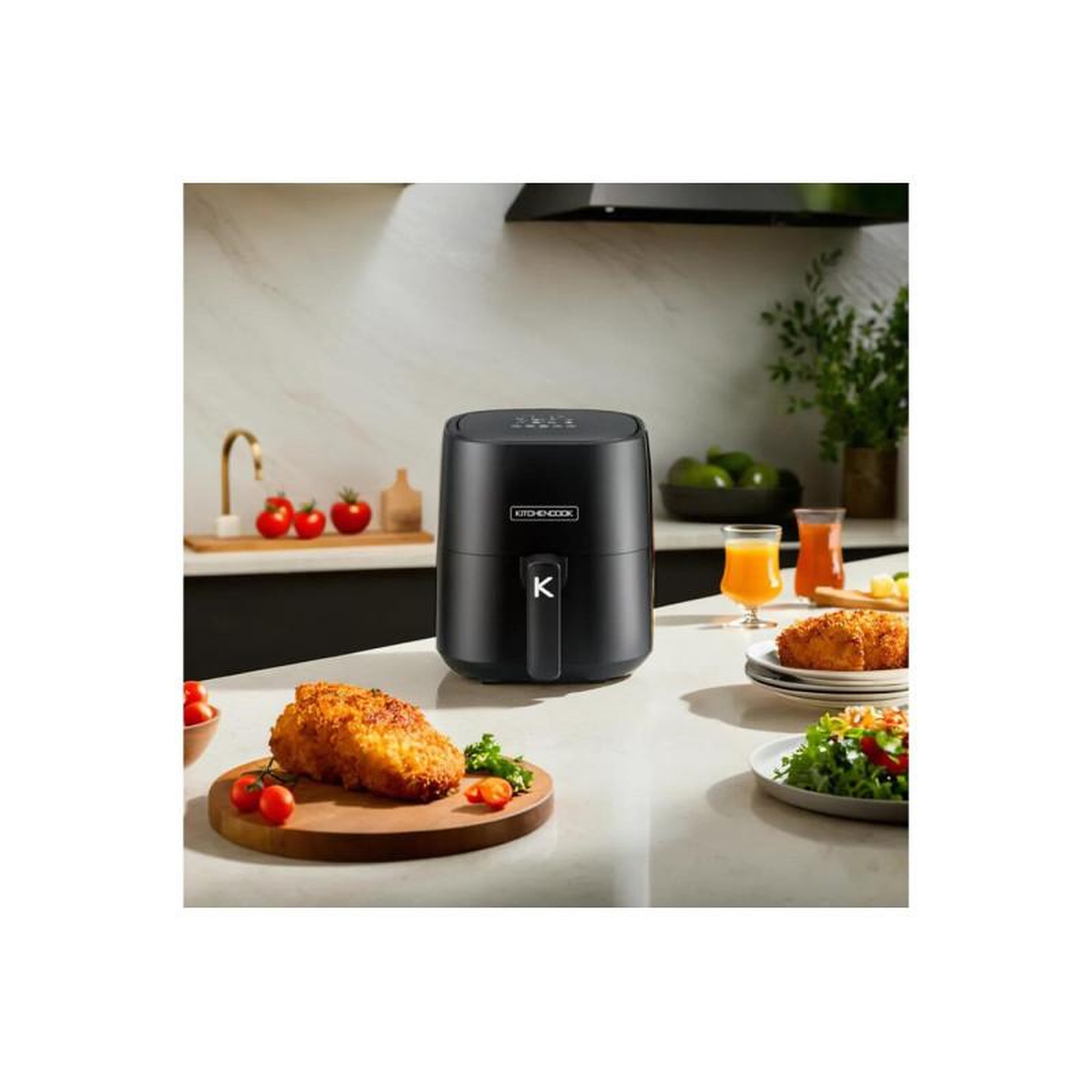 Voir la diapositive 3 : Kitchen cook Friteuse sans huile Kitchen Cook FRENCHIFRY 4 1200 W Noir