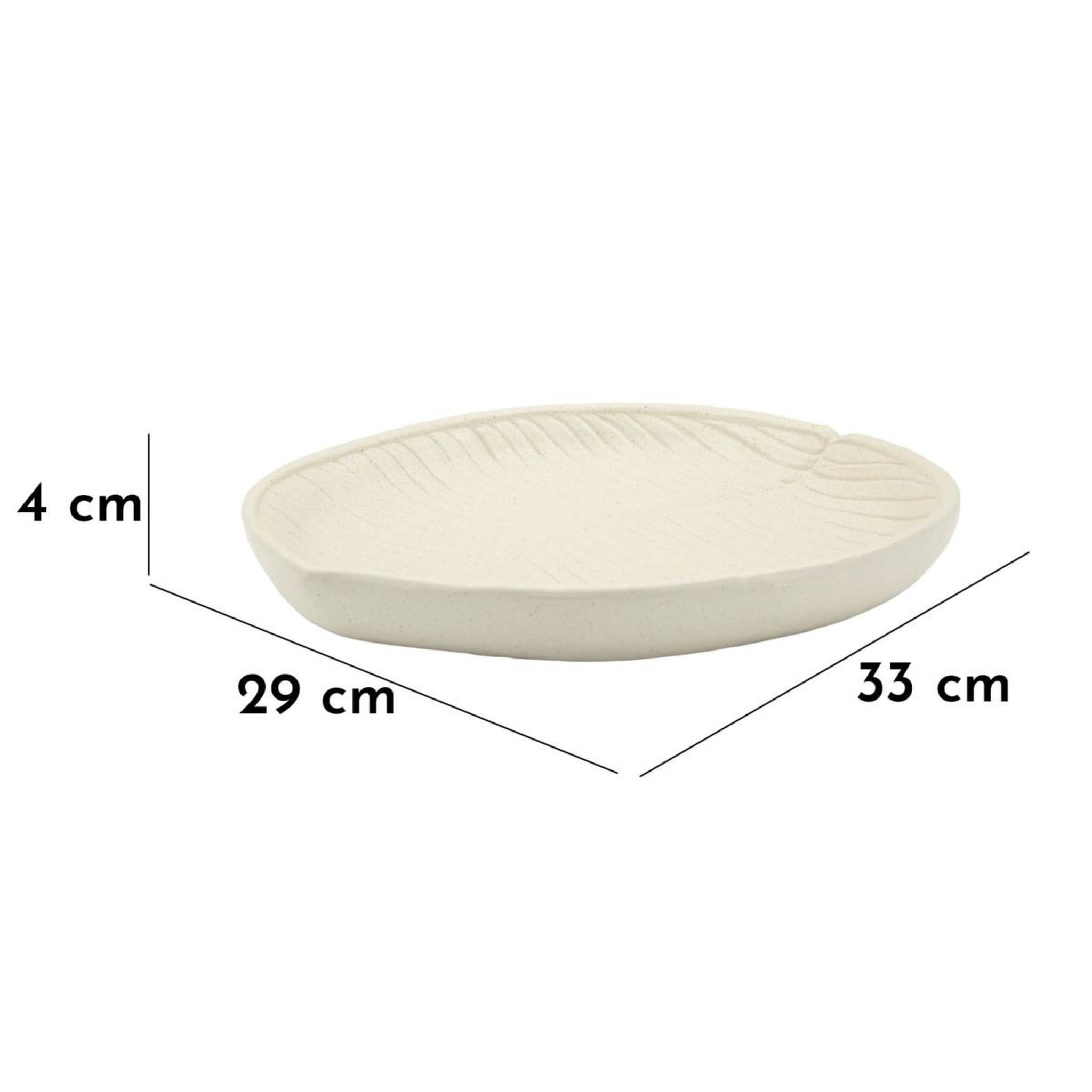 Voir la diapositive 6 : Paris Prix Vide-poche en résine  stons  33cm crème