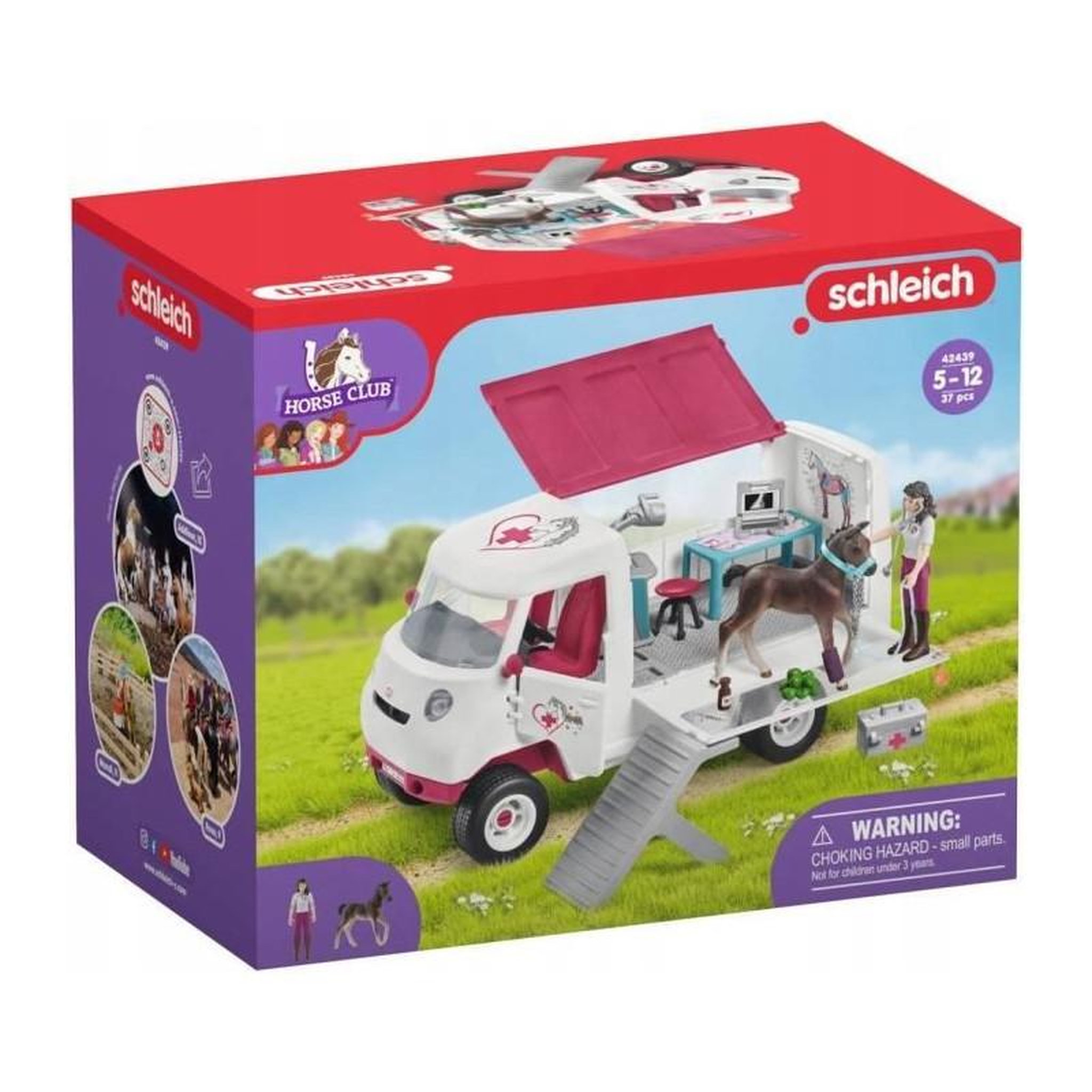 Voir la diapositive 3 : Schleich Vétérinaire mobile avec poulain Hanovrien - SCHLEICH - 42439 - A partir de 5 ans