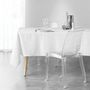 Voir la diapositive 3 : Paris Prix Nappe Imprimée Jacquard  Étoiles  140x300cm Blanc