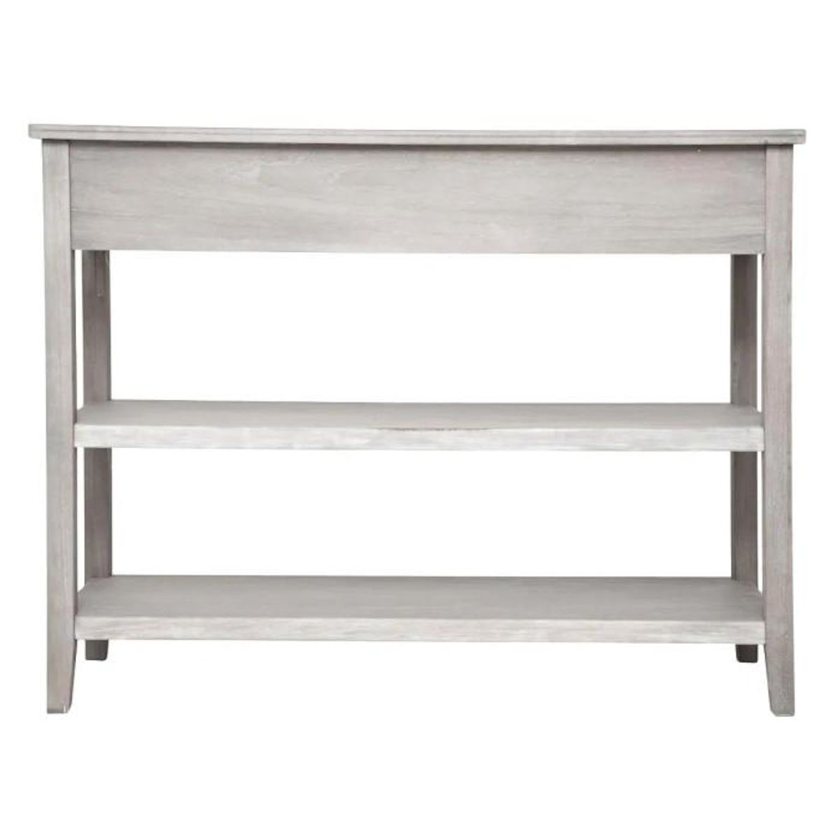 ATMOSPHERA Console 2 Tiroirs en Bois  Charme  110cm Naturel