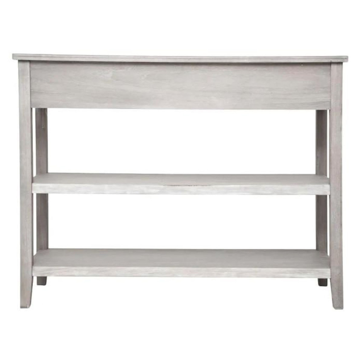 ATMOSPHERA Console 2 Tiroirs en Bois  Charme  110cm Naturel