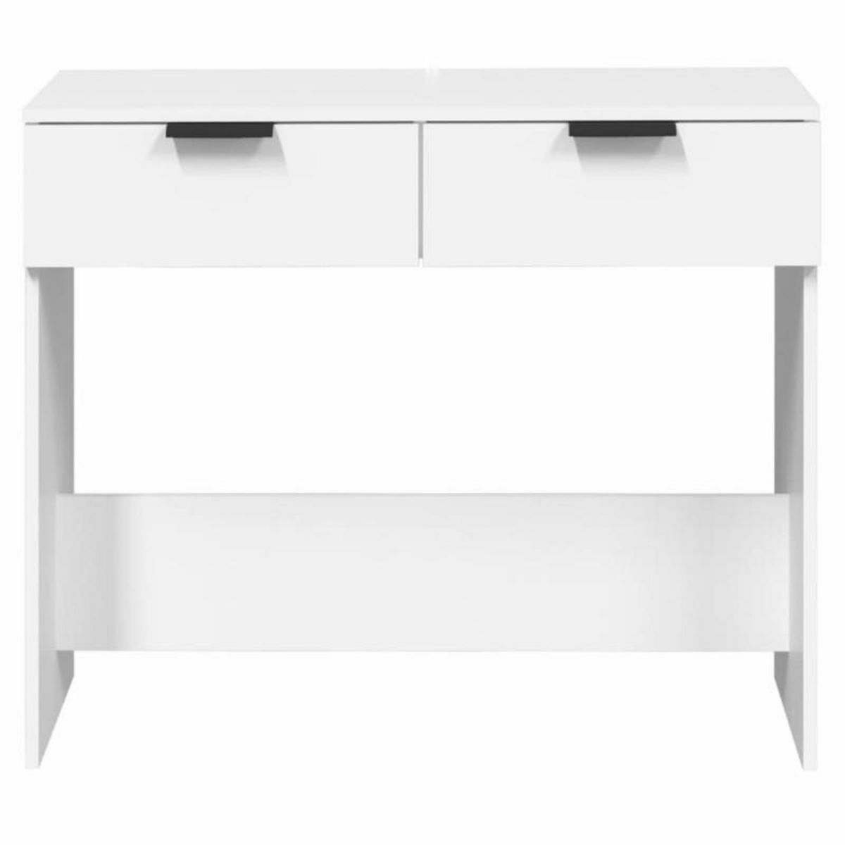 VIDAXL Table console Blanc 90x36x75 cm Bois d ingénierie