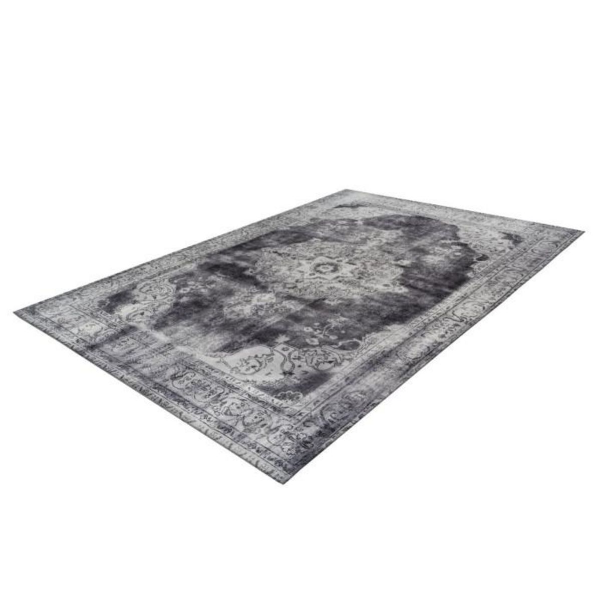 Paris Prix Tapis Imprimé Antique  Vintage  Gris