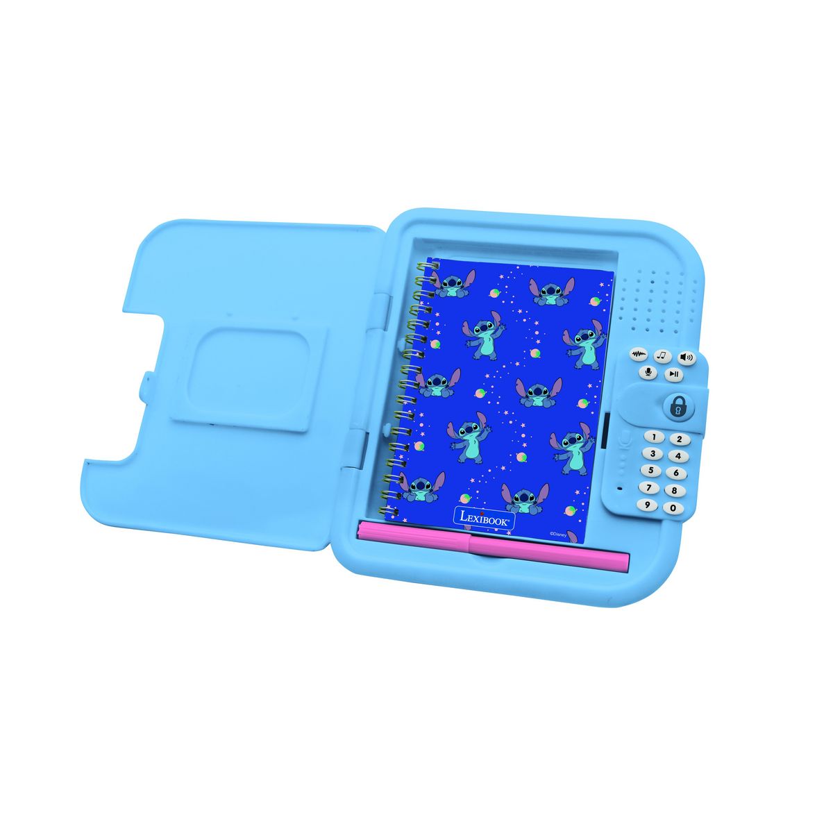 Lexibook Journal intime électronique avec coffre-fort Stitch