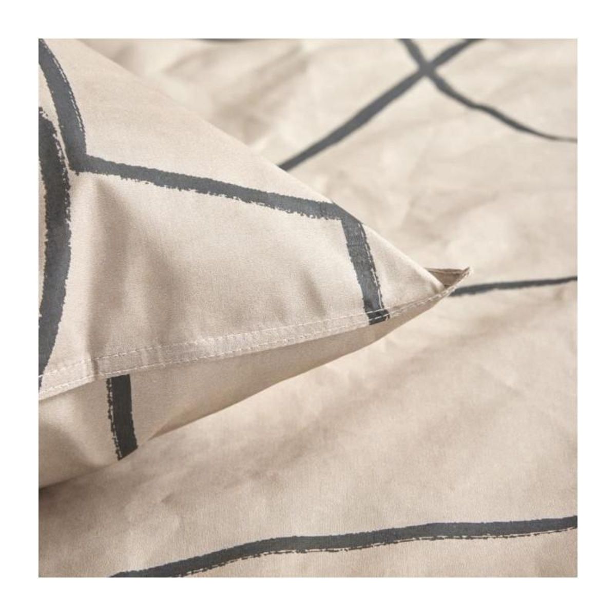 Today Parure de couette - TODAY - Sunshine 0.20 - 220x240cm - 2 personnes - Imprimée - Coton 57 fils