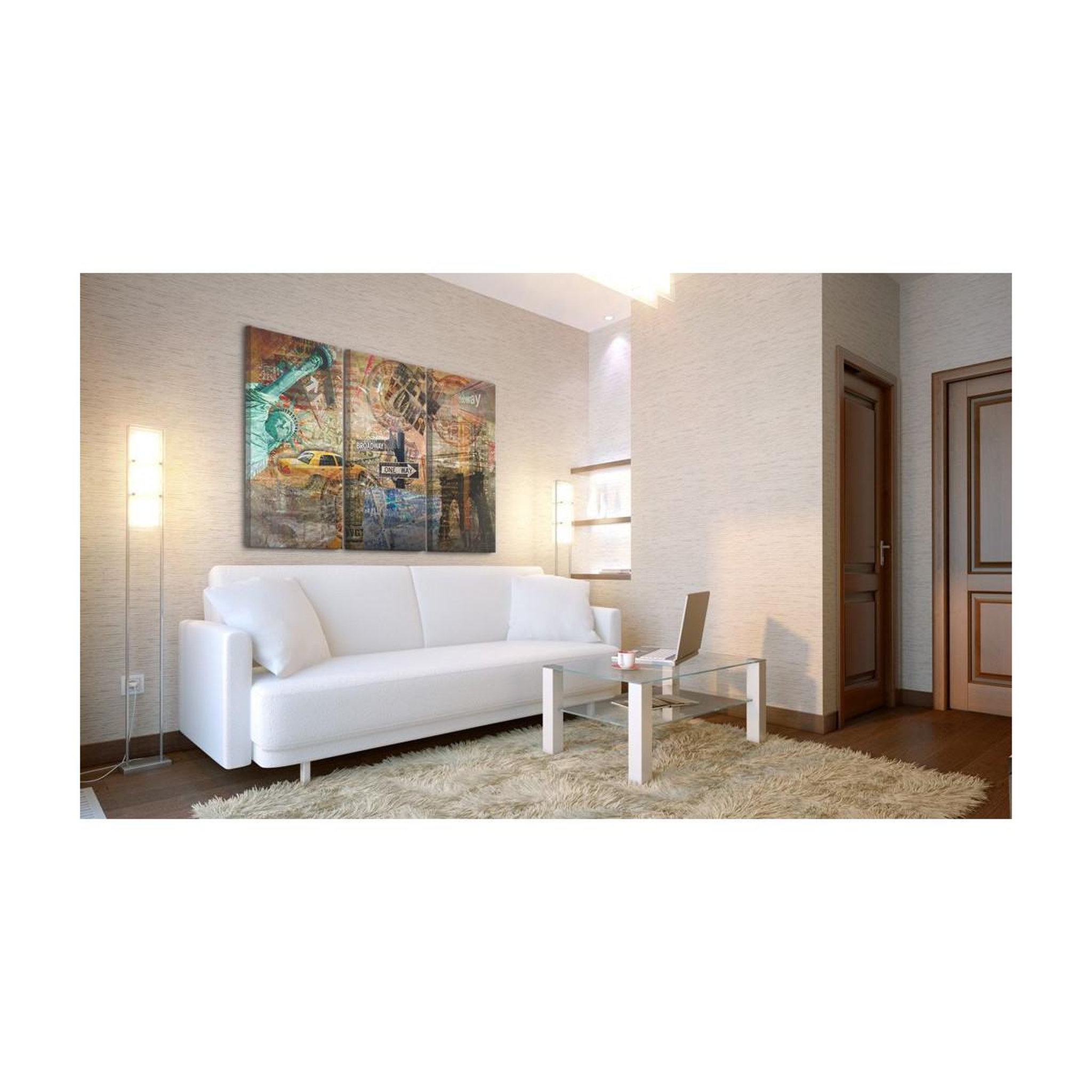 Voir la diapositive 2 : Paris Prix Tableau Imprimé  L'essence de New York