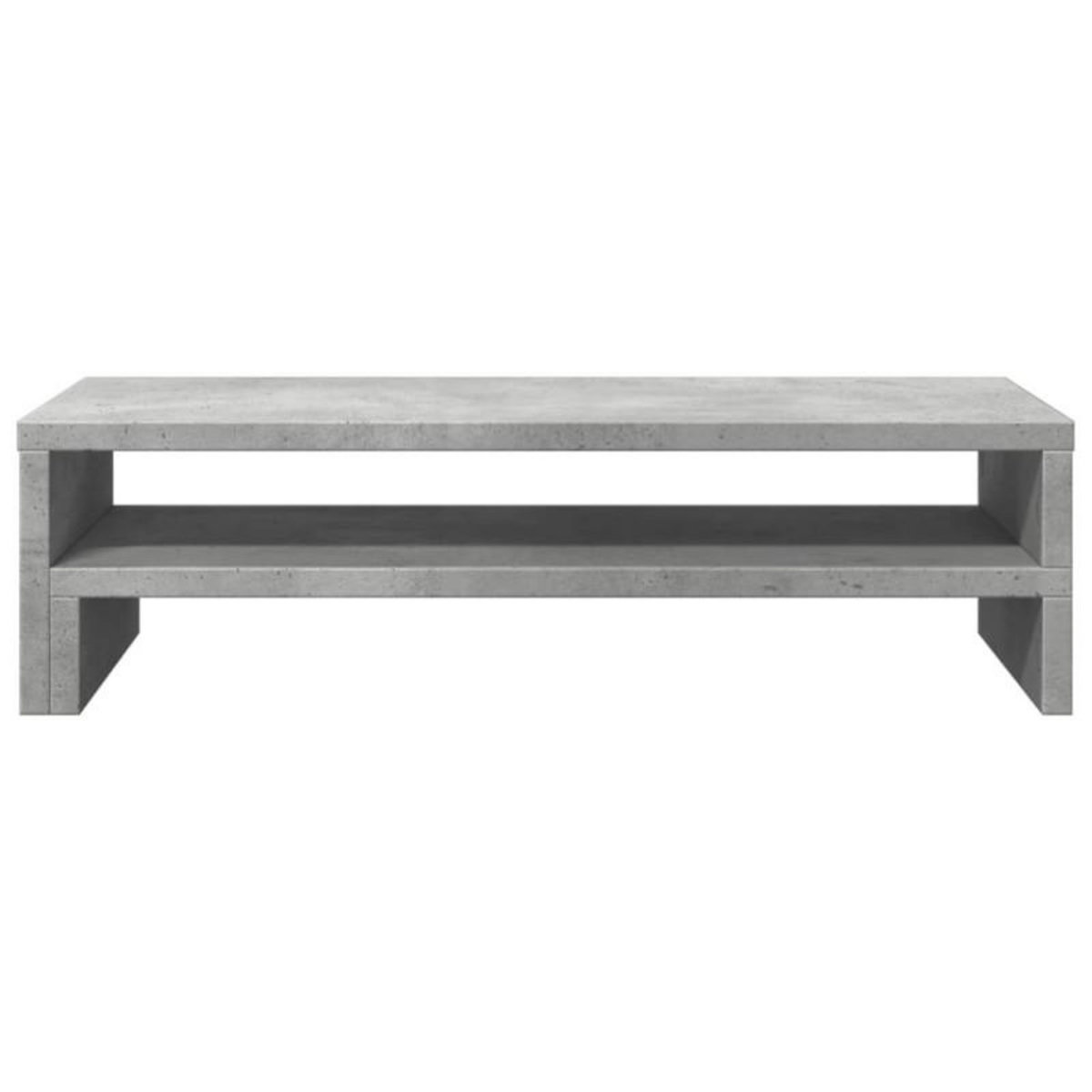 VIDAXL Support de moniteur gris béton 54x22x15 cm bois d ingénierie