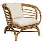 Voir la diapositive 1 : ATMOSPHERA Fauteuil Design en Rotin  Farah  79cm Naturel