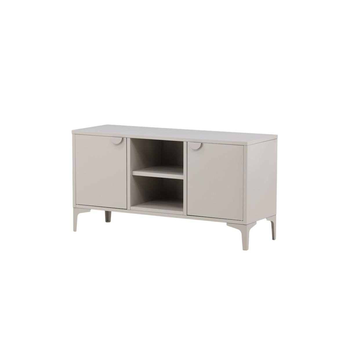 Paris Prix Meuble TV Design 2 Portes  Piring  120cm Beige