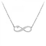 SC CRYSTAL Collier infini par SC Crystal orné d'un véritable diamant blanc